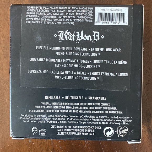 NIB KVD lock it powder foundation - Picture 5 of 5